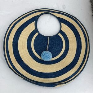 Sophie Anderson Adorada Straw Bag Handbag Blue